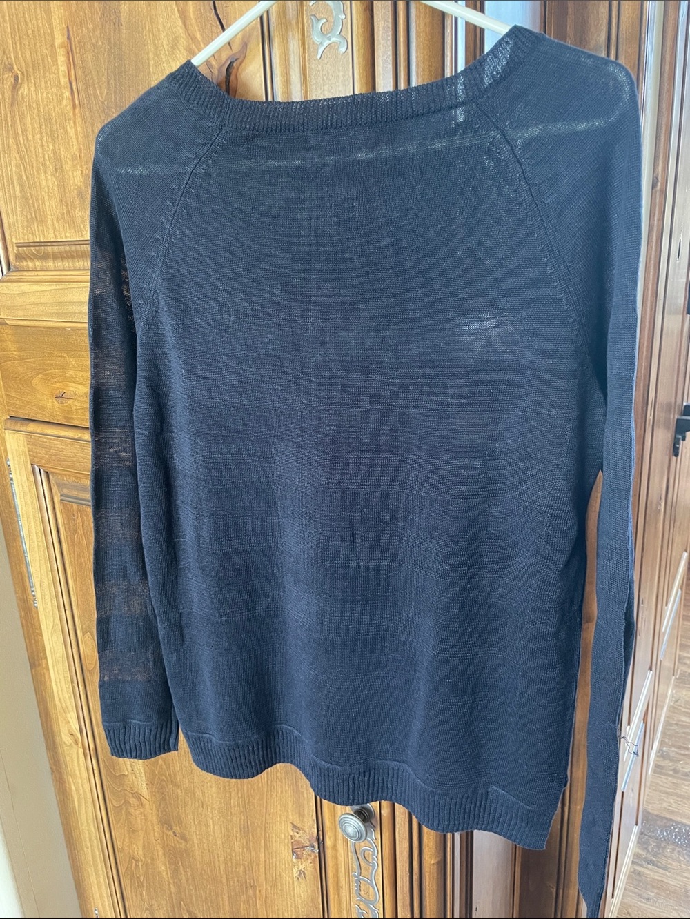 VINCE Coastal Blue Sweater Top XS - Picture 3 of 4